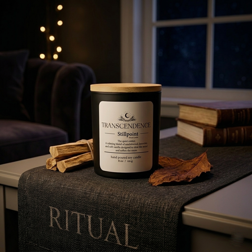 Transcendence Still point Ritual Candle