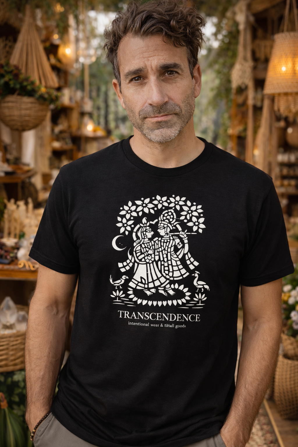 The Vrindavan Stencil Tee