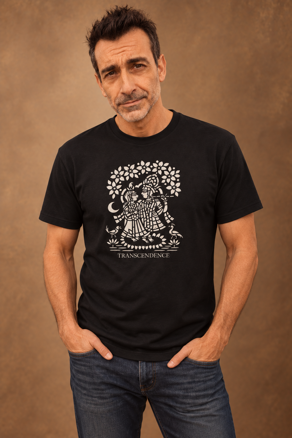 The Vrindavan Stencil Tee